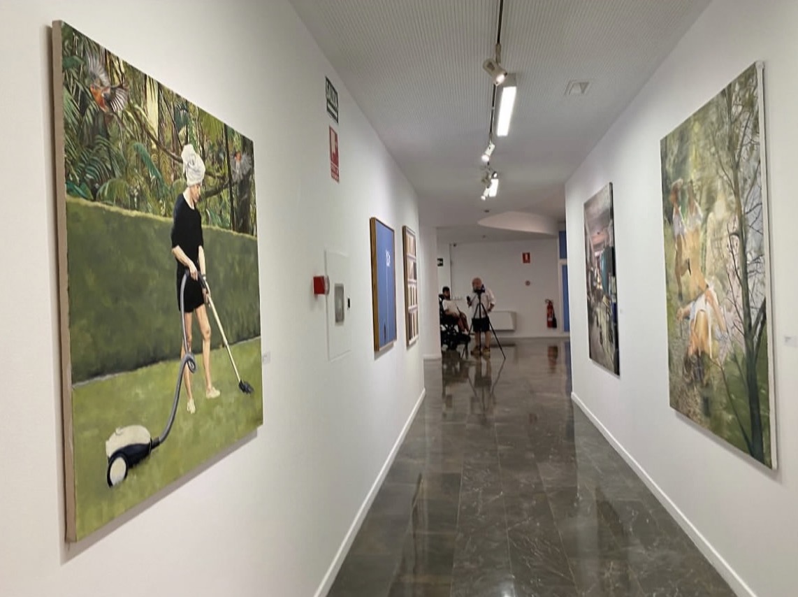 Pinturas expuestas en el Museo Zabaleta